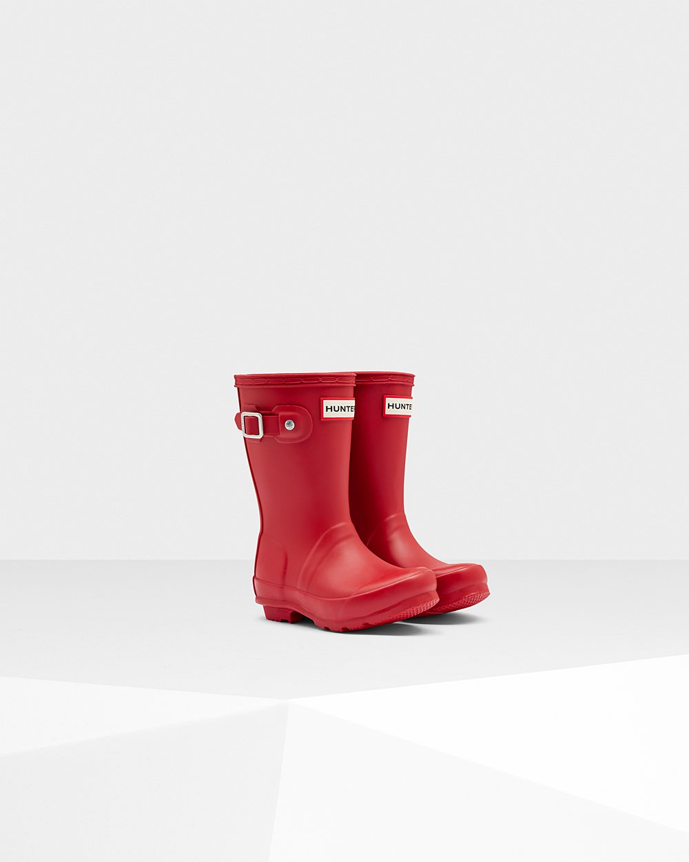 Botas De Agua Hunter Niños Rojas Original Little 487169-HSG